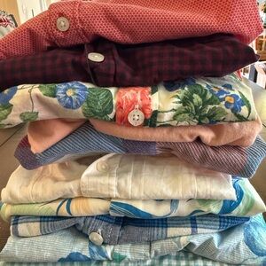 OLD NAVY/GAP Lot of 10 Boys Short Sleeve Collared Shirts, size XL (14-16)